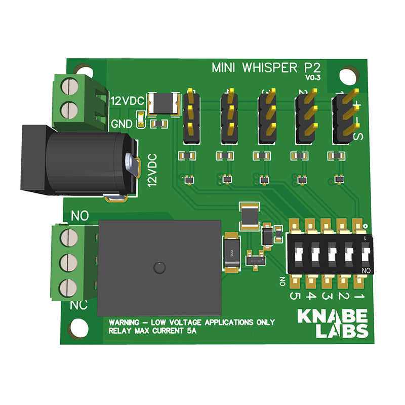 Mini Whisper P2 5x RFID Relay Control board